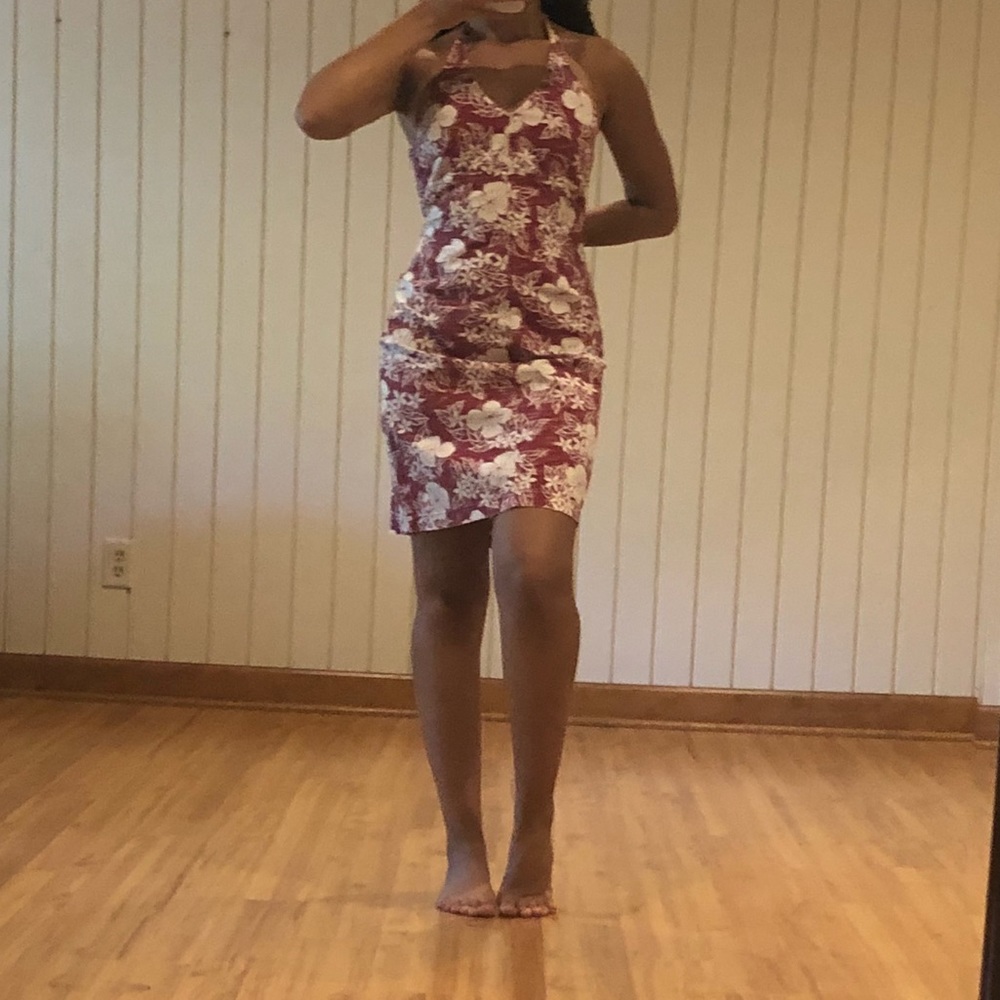 Hawaiian Halter Dress